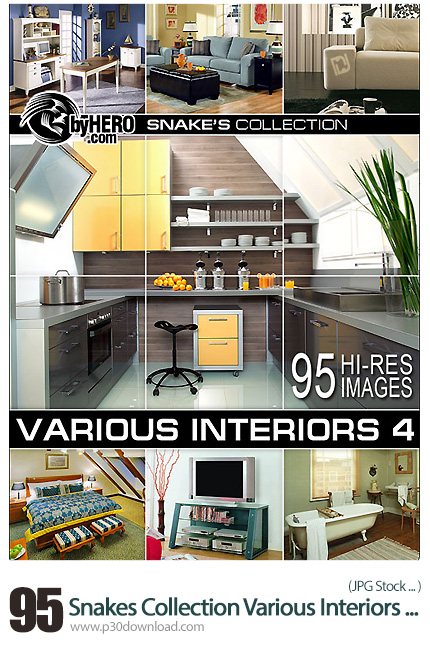 دانلود تصاویر با کیفیت طراحی داخلی خانه - SnakesCollection Various Interiors 4 Of 7