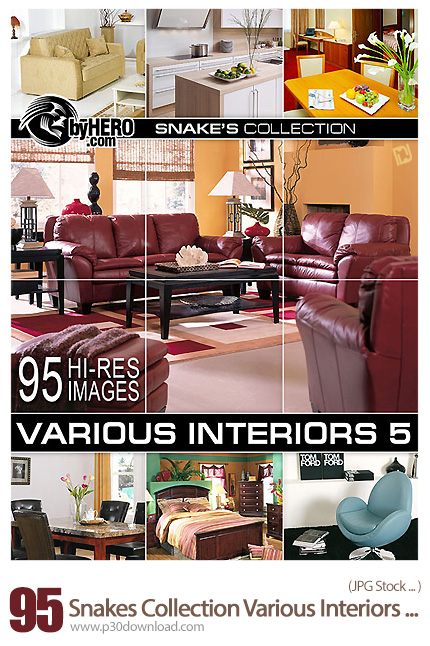 دانلود تصاویر با کیفیت طراحی داخلی خانه - SnakesCollection Various Interiors 5 Of 7