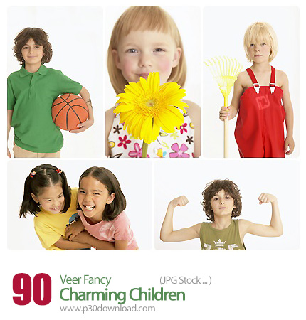 دانلود مجموعه تصاویر با کیفیت کودکان جذاب - Veer Fancy Charming Children