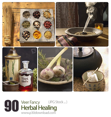 دانلود مجموعه تصاویر با کیفیت داروهای گیاهی - Veer Fancy Herbal Healing 