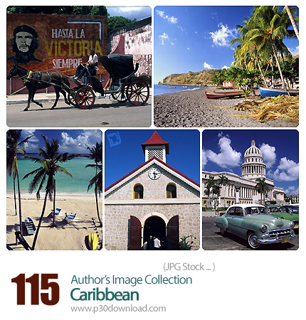 دانلود مجموعه تصاویر با کیفیت مکان های تفریحی و گردشگری کارائیب - Author's Image Collection Caribbea