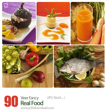 دانلود مجموعه تصاویر با کیفیت مواد غذایی - Veer Fancy Real Food