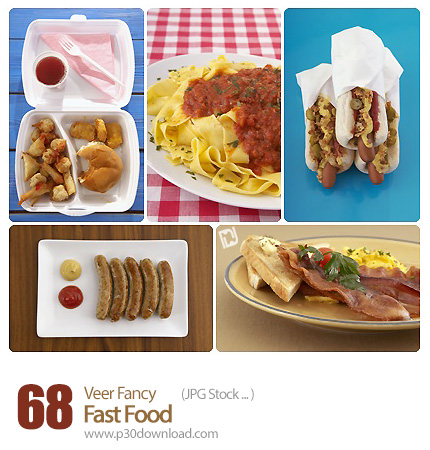 دانلود مجموعه تصاویر با کیفیت فست فود - Veer Fancy Fast Food