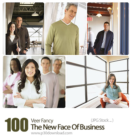 دانلود مجموعه تصاویر با کیفیت شکلی جدید از تجارت - Veer Fancy The New Face Of Business