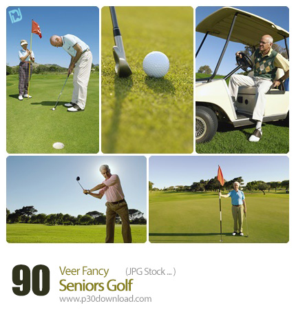 دانلود مجموعه تصاویر با کیفیت بازی گلف سالمندان - Veer Fancy Seniors Golf