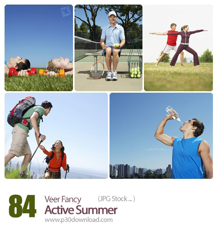 دانلود مجموعه تصاویر با کیفیت ورزش و فعالیت های تابستان - Veer Fancy Active Summer