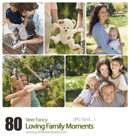 دانلود مجموعه تصاویر با کیفیت لحظه های خاطره انگیز با خانواده - Veer Fancy Loving Family Moments