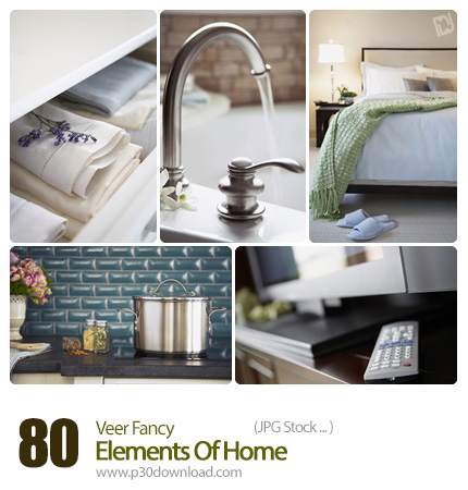 دانلود مجموعه تصاویر با کیفیت وسایل خانه - Veer Fancy Elements Of Home