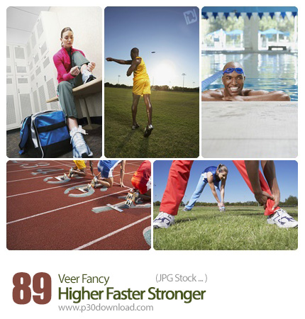 دانلود مجموعه تصاویر با کیفیت ورزش، قدرت، سرعت، برتری - Veer Fancy Higher Faster Stronger