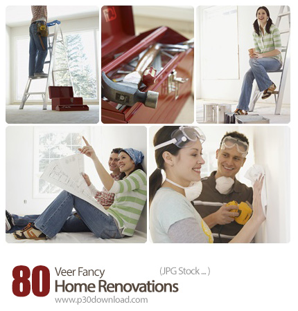 دانلود مجموعه تصاویر با کیفیت بازسازی و تعمیر خانه - Veer Fancy Home Renovations