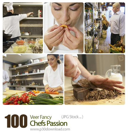 دانلود مجموعه تصاویر با کیفیت شور و اشتیاق آشپزی - Veer Fancy Chefs Passion