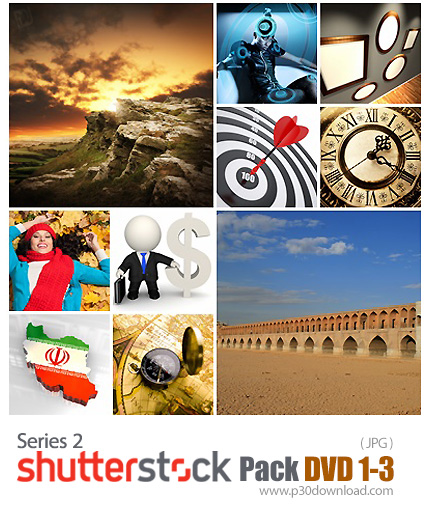 دانلود Shutterstock Pack 02: DVD1-3 - مجموعه عظیم تصاویر شاتر استوک - سری دوم - دی وی دی 1 تا 3