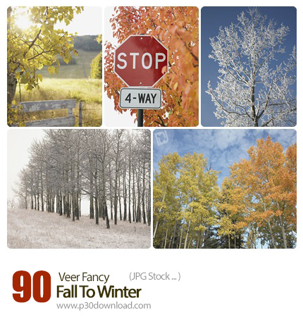 دانلود مجموعه تصاویر با کیفیت پاییز و زمستان - Veer Fancy Fall To Winter