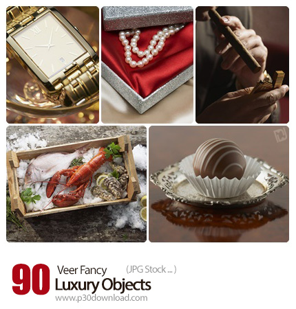 دانلود مجموعه تصاویر با کیفیت اشیاء و غذاهای لوکس - Veer Fancy Luxury Objects