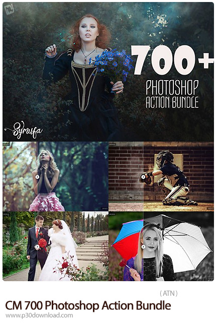 دانلود مجموعه اکشن با بیش از 700 افکت متنوع - CM 700 Photoshop Action Bundle