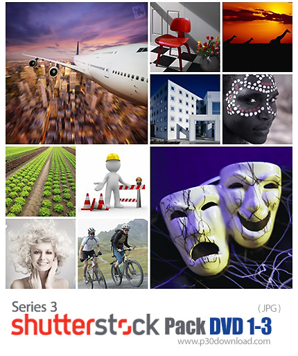 دانلود Shutterstock Pack 03: DVD 1-3 - مجموعه عظیم تصاویر شاتر استوک - سری سوم - دی وی دی 1 تا 3
