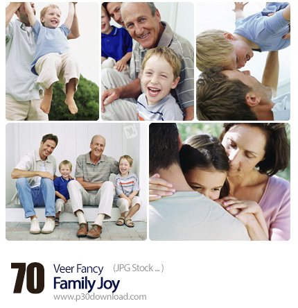 دانلود مجموعه تصاویر با کیفیت خانواده شاد - Veer Fancy Family Joy