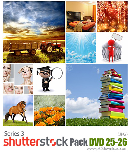دانلود Shutterstock Pack 03: DVD 25-26 - مجموعه عظیم تصاویر شاتر استوک - سری سوم - دی وی دی 25 و 26