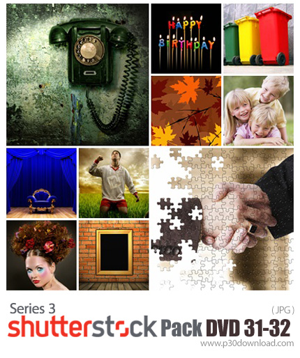 دانلود Shutterstock Pack 03: DVD 31-32 - مجموعه عظیم تصاویر شاتر استوک - سری سوم - دی وی دی 31 و 32
