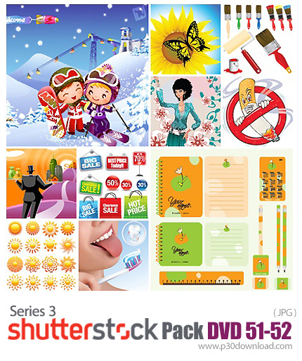 دانلود Shutterstock Pack 03: DVD 51- 52 - مجموعه عظیم تصاویر شاتر استوک - سری سوم - دی وی دی 51 و 52