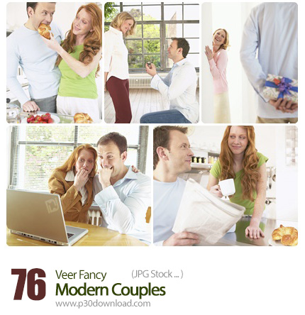 دانلود مجموعه تصاویر با کیفیت زندگی مدرن زوج جوان - Veer Fancy Modern Couples