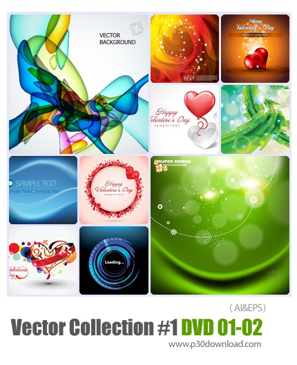 دانلود مجموعه عظیم تصاویر وکتور - بخش اول - دی وی دی 1 و 2 - Vector Collection # 1 DVD 1-2