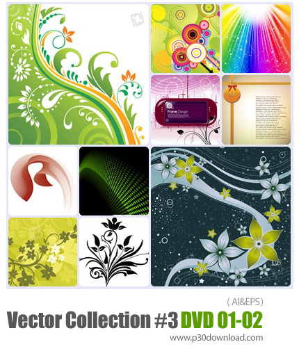 دانلود مجموعه عظیم تصاویر وکتور - بخش سوم - دی وی دی 1 و 2 - Vector Collection # 3 DVD 1 - 2