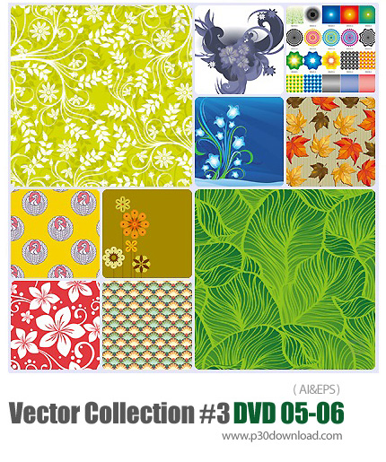 دانلود مجموعه عظیم تصاویر وکتور - بخش سوم - دی وی دی 5 و 6 - Vector Collection # 3 DVD 5 - 6