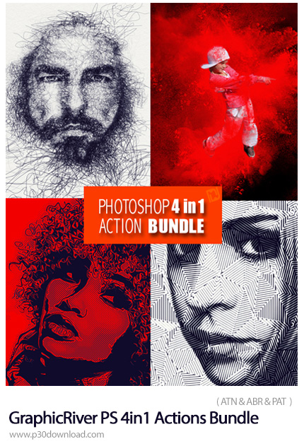 constructum 4in1 photoshop actions bundle free download