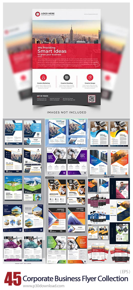 دانلود Corporate Creative Business Flyer Collection - مجموعه فلایرهای تجاری با طرح های خلاقانه