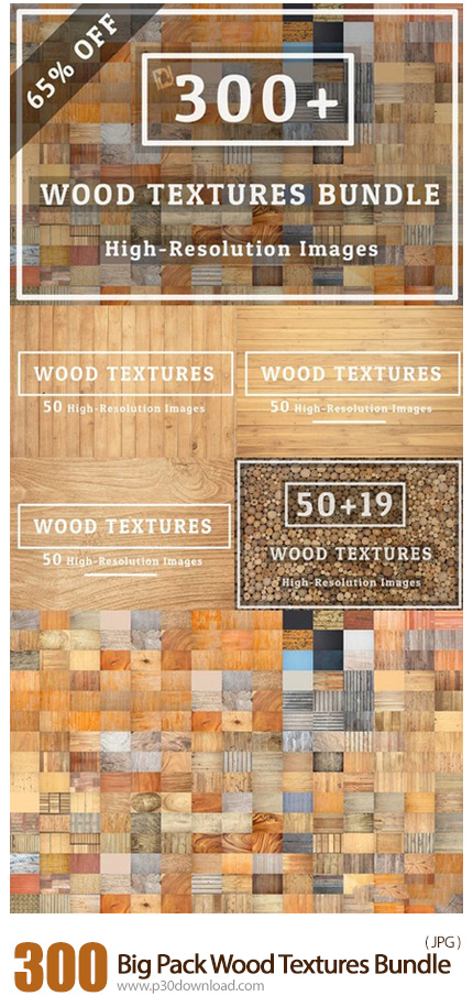 دانلود Big Pack Wood Textures Bundle - پک تکسچر چوبی متنوع با کیفیت بالا