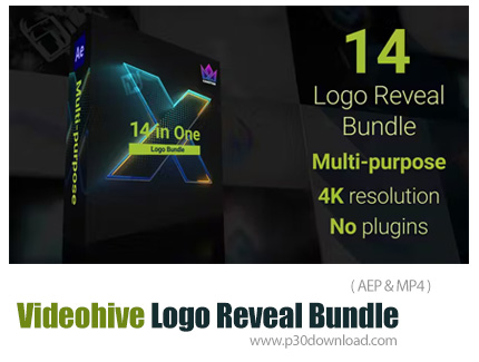 دانلود Videohive Logo Reveal Bundle 14 In One - پک پروژه افترافکت لوگوموشن با 14 افکت متنوع
