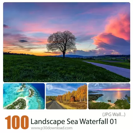 دانلود والپیپر های متنوع مناظر طبیعی - Nature Landscape Sea Waterfall 01