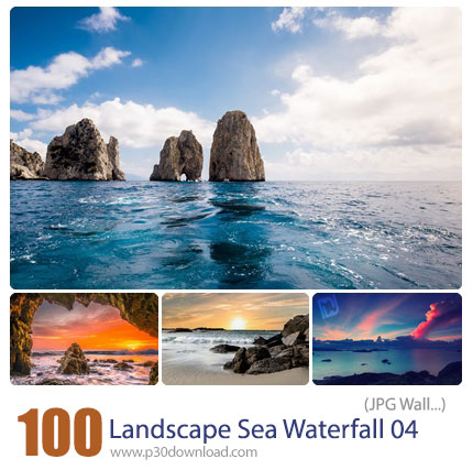دانلود والپیپر های متنوع مناظر طبیعی - Nature Landscape Sea Waterfall 04