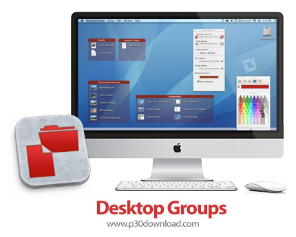 دانلود Desktop Groups v1.5.2 MacOS - نرم افزار دسته بندی فایل ها در دسکتاپ برای مک