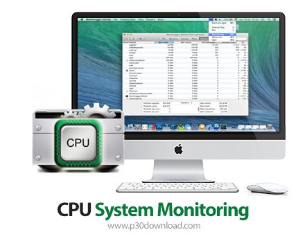 دانلود CPU System Monitoring v2.0 MacOS - نرم افزار مانیتورینگ سیستم برای مک