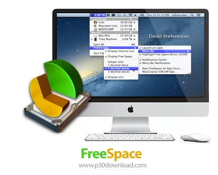 دانلود FreeSpace v1.2.13 MacOS - نرم افزار نمایش فضای آزاد برای مک