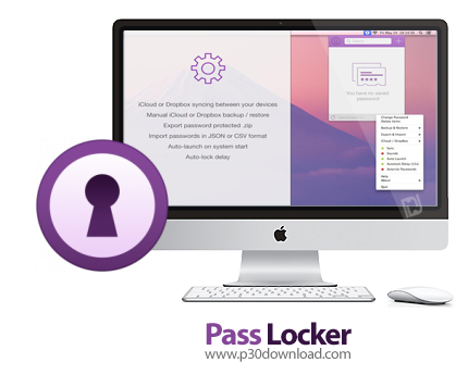 دانلود PassLocker v3.0 MacOS - برنامه مدیریت گذر واژه ساده و امن برای مک