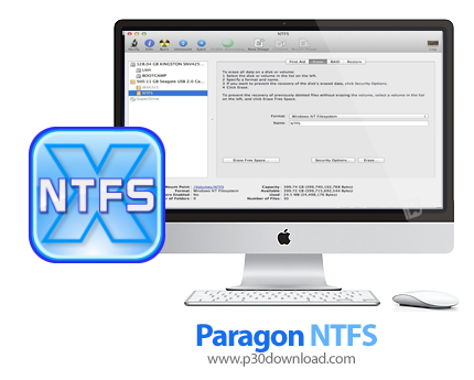 دانلود Paragon NTFS v15.5.106 MacOS - برنامه خواندن و نوشتن فرمت NTFS ویندوز تحت OSX برای مک