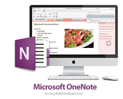 دانلود Microsoft OneNote 2016 v16.16 MacOS - نرم افزار دفترچه یادداشت برای مک