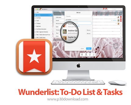 دانلود Wunderlist To-Do List & Tasks v3.4.8 MacOS - نرم افزار مدیریت کار های روزانه برای مک