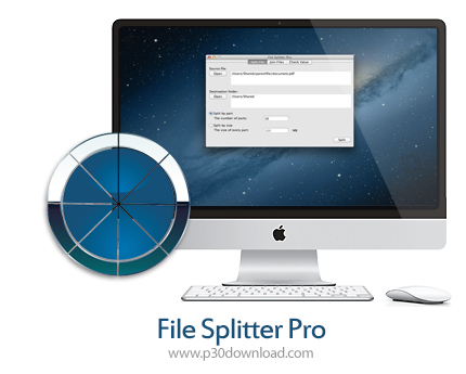 دانلود File Splitter Pro v2.0.0 MacOS - نرم افزار تکه تکه کردن فایل های حجیم برای مک