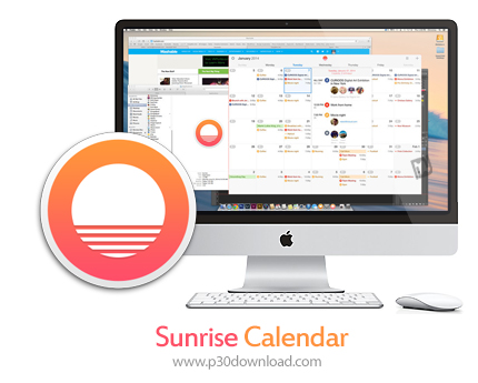 دانلود Sunrise Calendar v1.02 MacOS - نرم افزار تقویم هوشمند برای مک