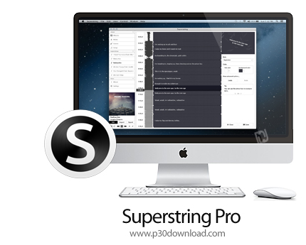دانلود Superstring Pro v2.9.81 MacOS - نرم افزار قرار دادن شعر در ویدیو برای مک