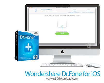 دانلود Wondershare Dr.Fone for iOS v8.6.1 MacOS - نرم افزار بازیابی فایل های آیفون برای مک