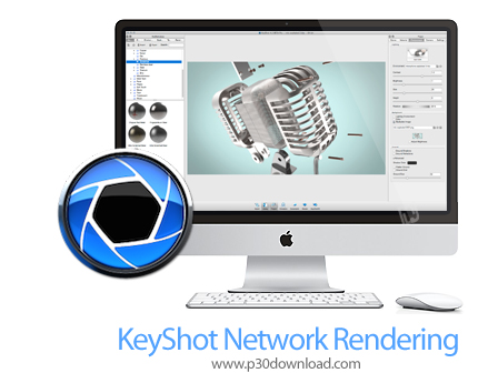 دانلود Luxion KeyShot Network Rendering v5.1.33 Mac OSX - برنامه ارائه مدل های سه بعدی برای مک 