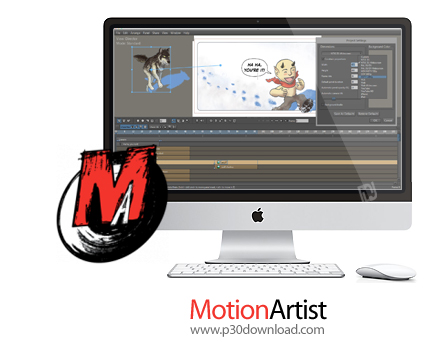 دانلود MotionArtist v1.2.1 MacOS - برنامه ساخت و متحرک سازی کمیک استریپ برای مک