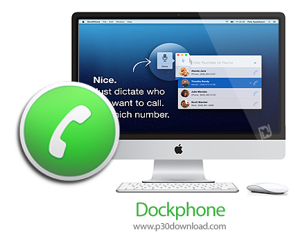 دانلود Dockphone v1.1 MacOS - نرم افزاربرقراری تماس با سیستم مک به عنوان گوشی برای مک