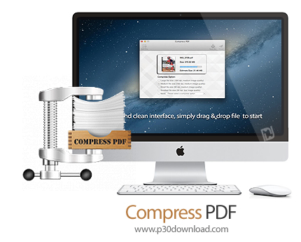 دانلود Compress PDF v2.0.0 MacOS - نرم افزار فشرده سازی فایل پی دی اف برای مک
