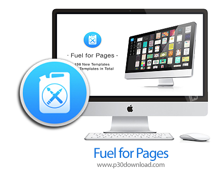 دانلود Fuel For Pages v1.5 MacOS - نرم افزار قالب های آماده برای برنامه Pages برای مک